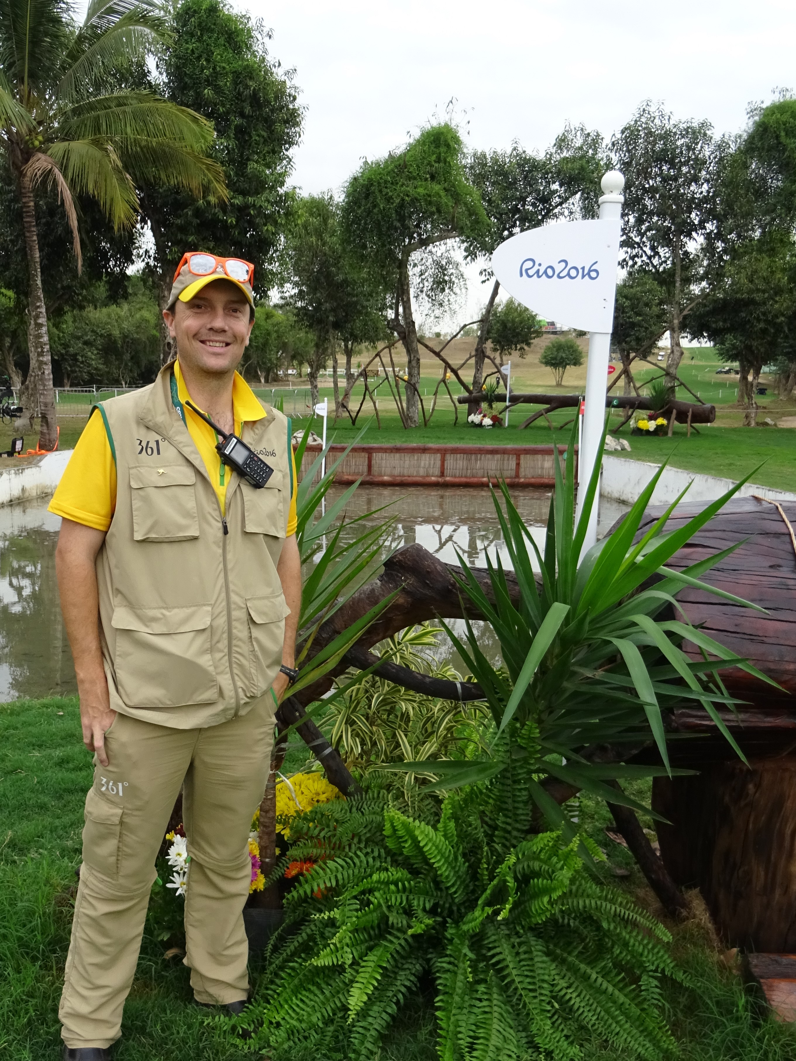 Dr Christopher Elliott at the Rio 2016 Olympic Games